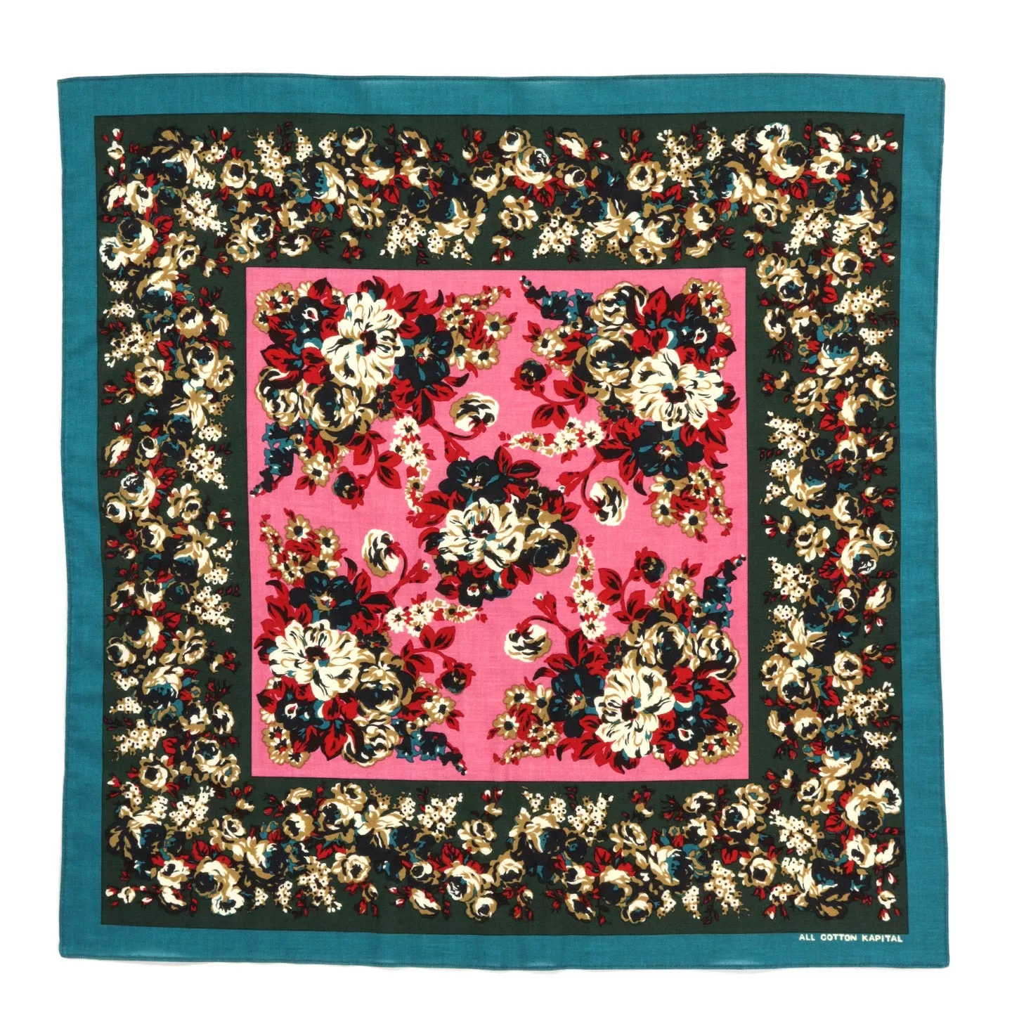 KAPITAL COLOR BANDANA NADESHIKO CHAMPETRE PINK