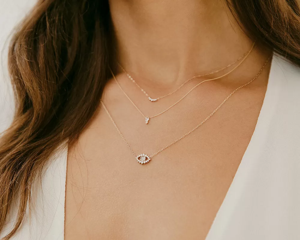 Kaya Tiny Diamond Charm Necklace