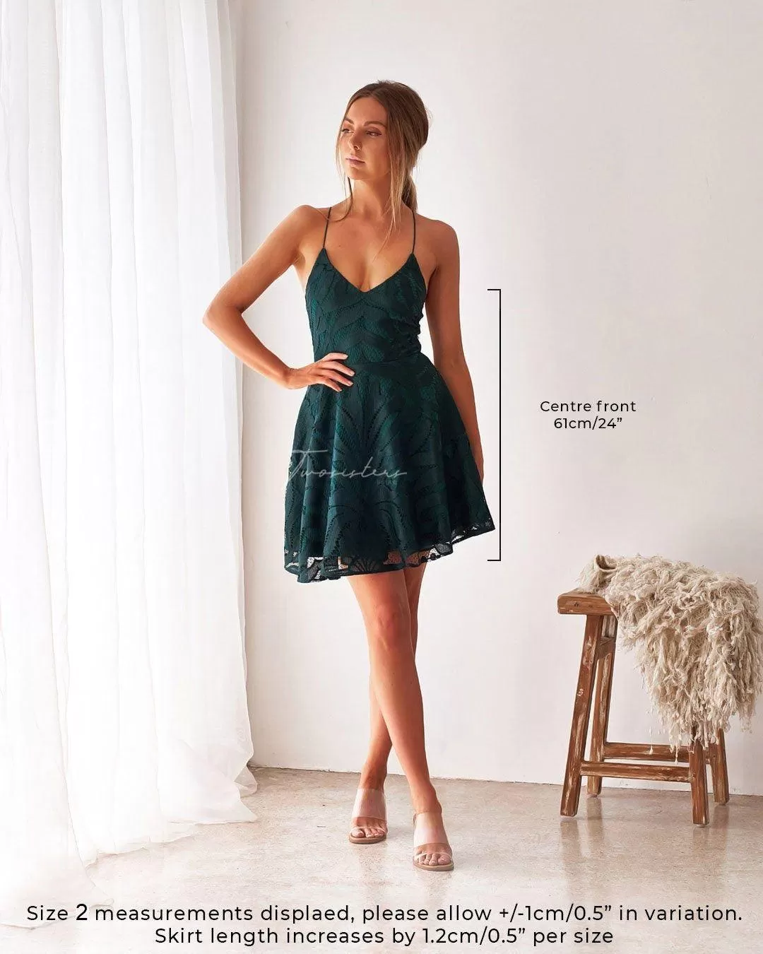 Laurie Dress - Emerald Green