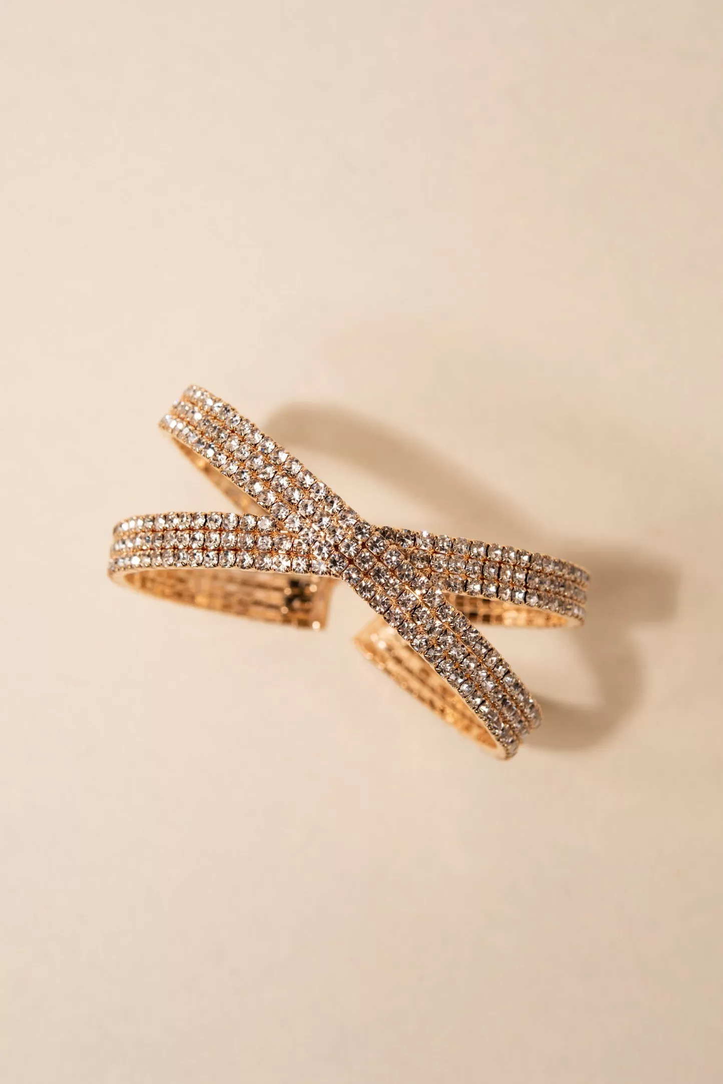 Leanne Triple Crossed Cuff Bracelet