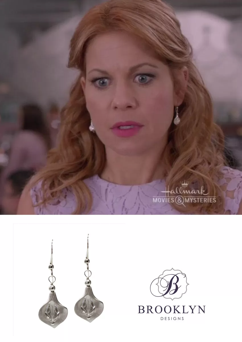 Lilly Silver Earrings *As Seen On Candace Cameron Bure & Scandal*