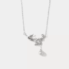 Lily Of The Valley Silver Necklace