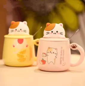 Lovely Cat Ceramic Mugs PN6551