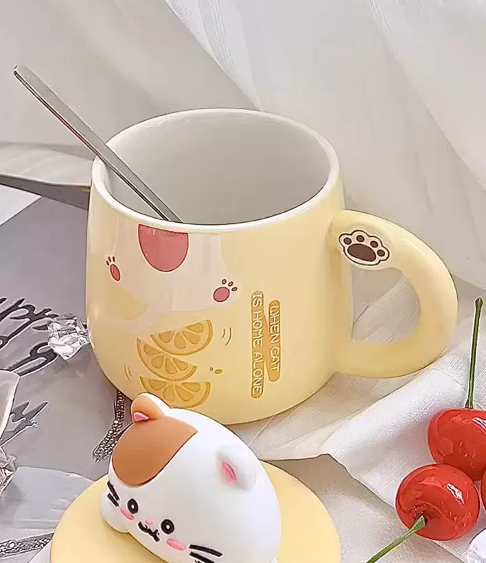 Lovely Cat Ceramic Mugs PN6551