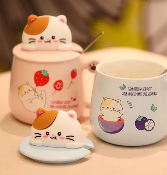 Lovely Cat Ceramic Mugs PN6551