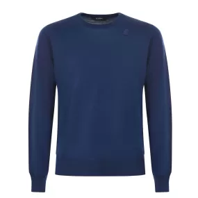 Maglione Uomo K-Way Sebastien Merino Blu Chiaro