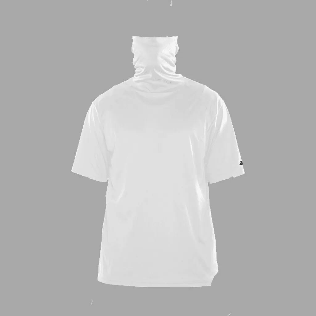 Mens  •Badger Sport• 192100 MEN'S  2B1 TEE (WITH MASK)