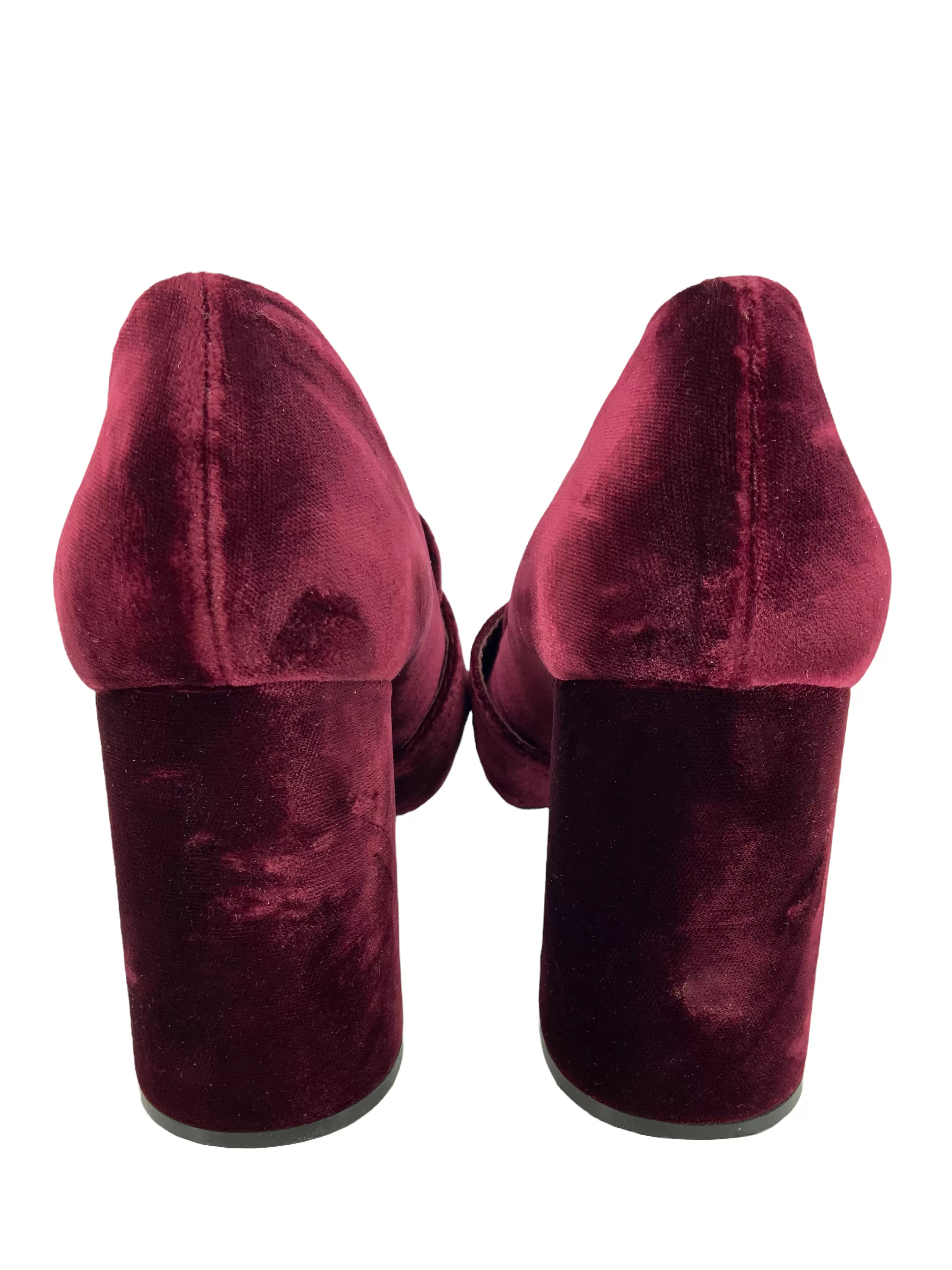 MIU MIU Pearly-Buckle Velvet Pumps Size 9