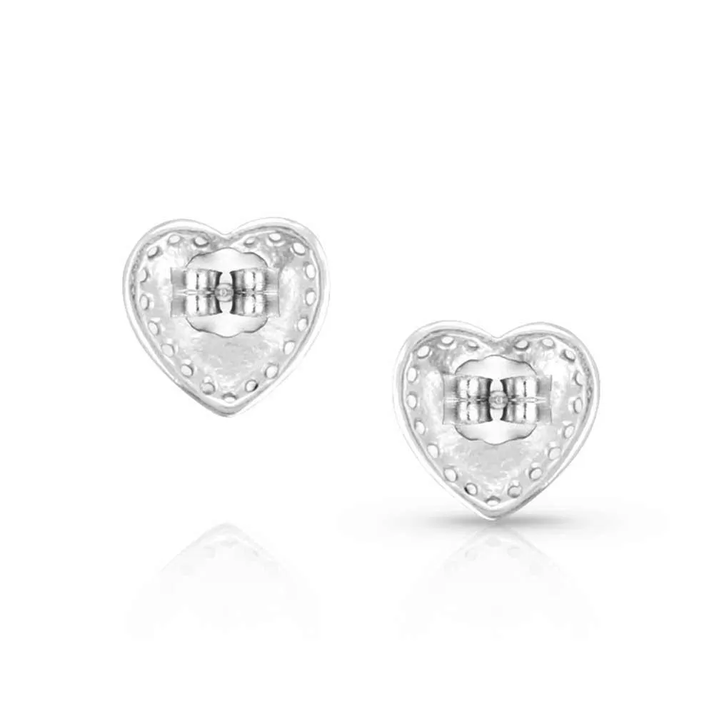 Montana Silversmiths Love in my Heart Crystal Earrings