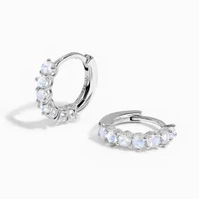 Moonstone Earrings - Bonny Hoops