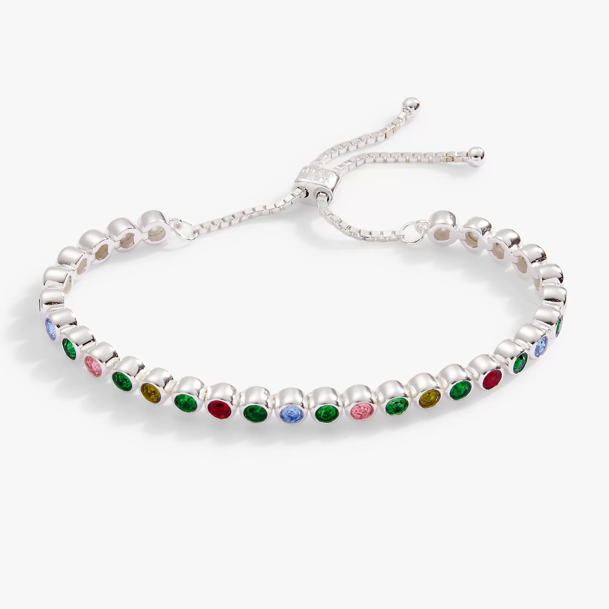 Multicolor Bolo Tennis Bracelet