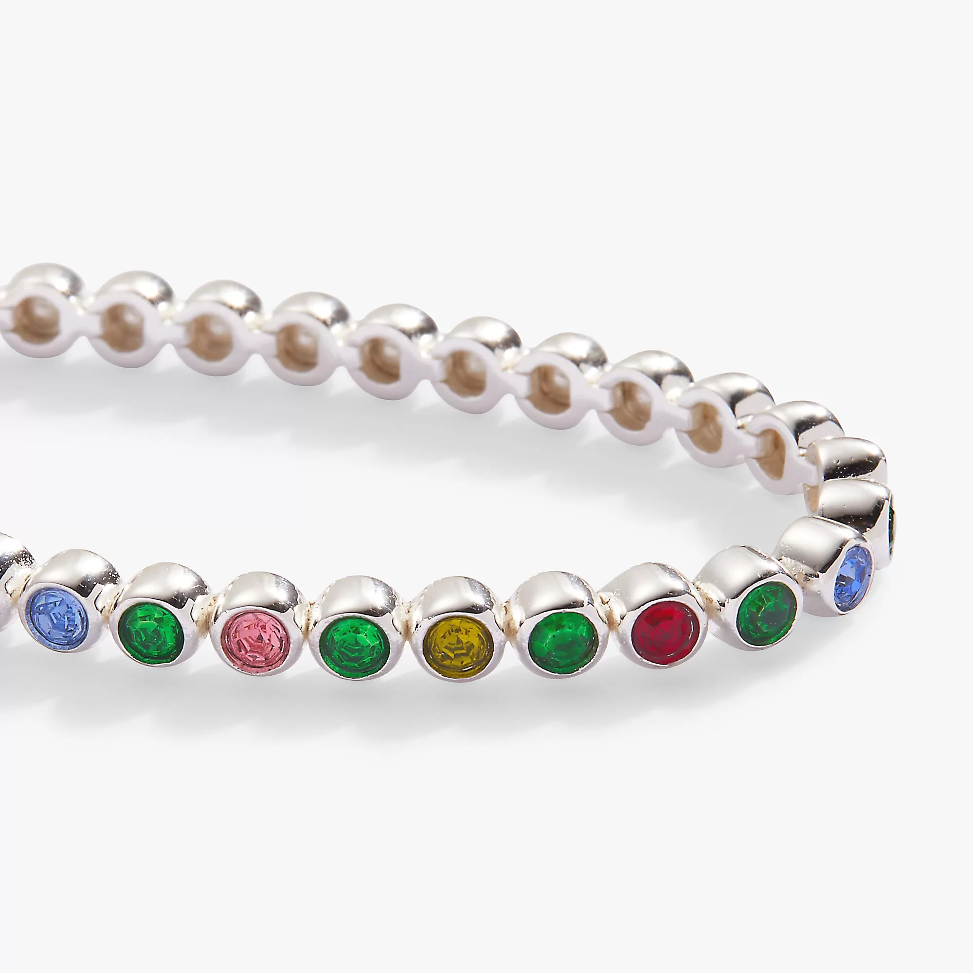 Multicolor Bolo Tennis Bracelet