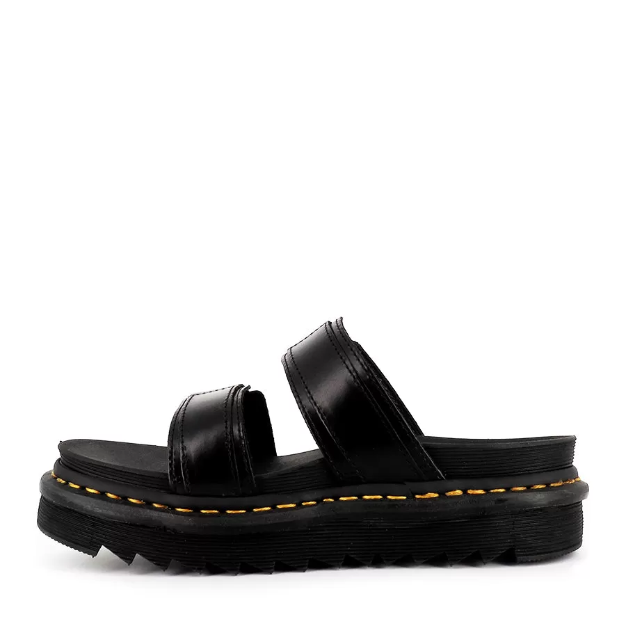 MYLES SLIDE SANDAL - BLACK BRANDO