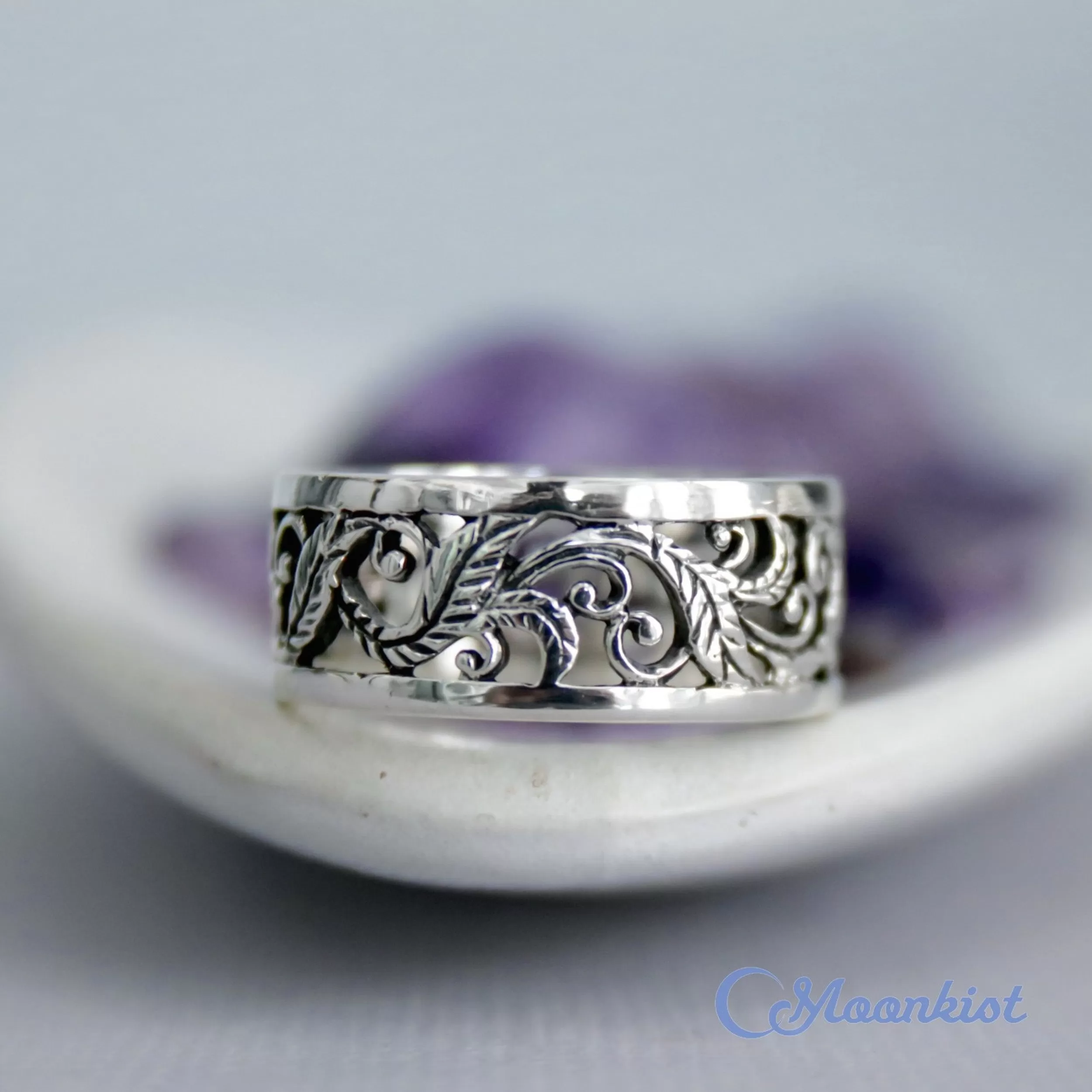 Nature Filigree Womens Band | Moonkist Designs