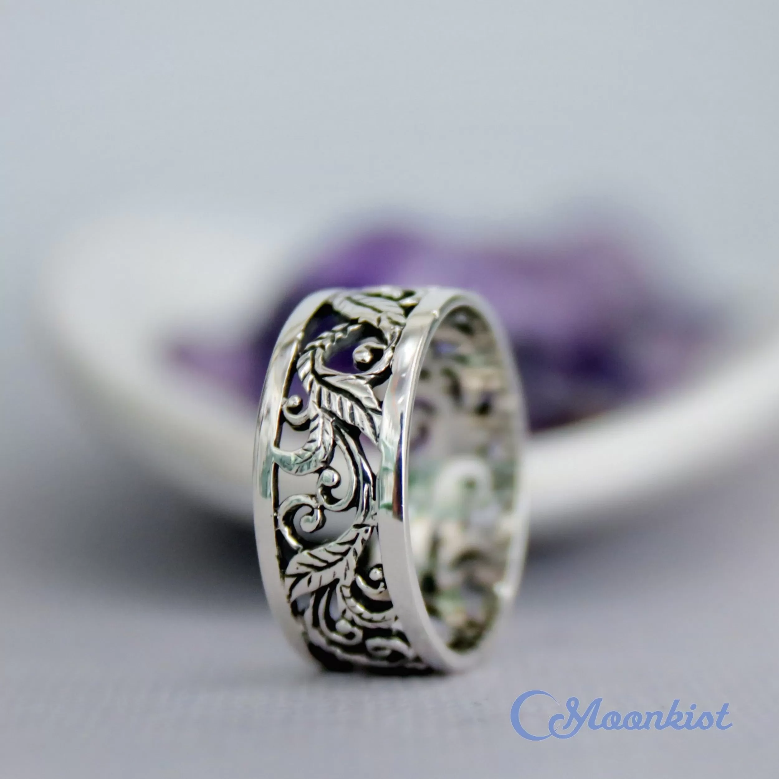 Nature Filigree Womens Band | Moonkist Designs