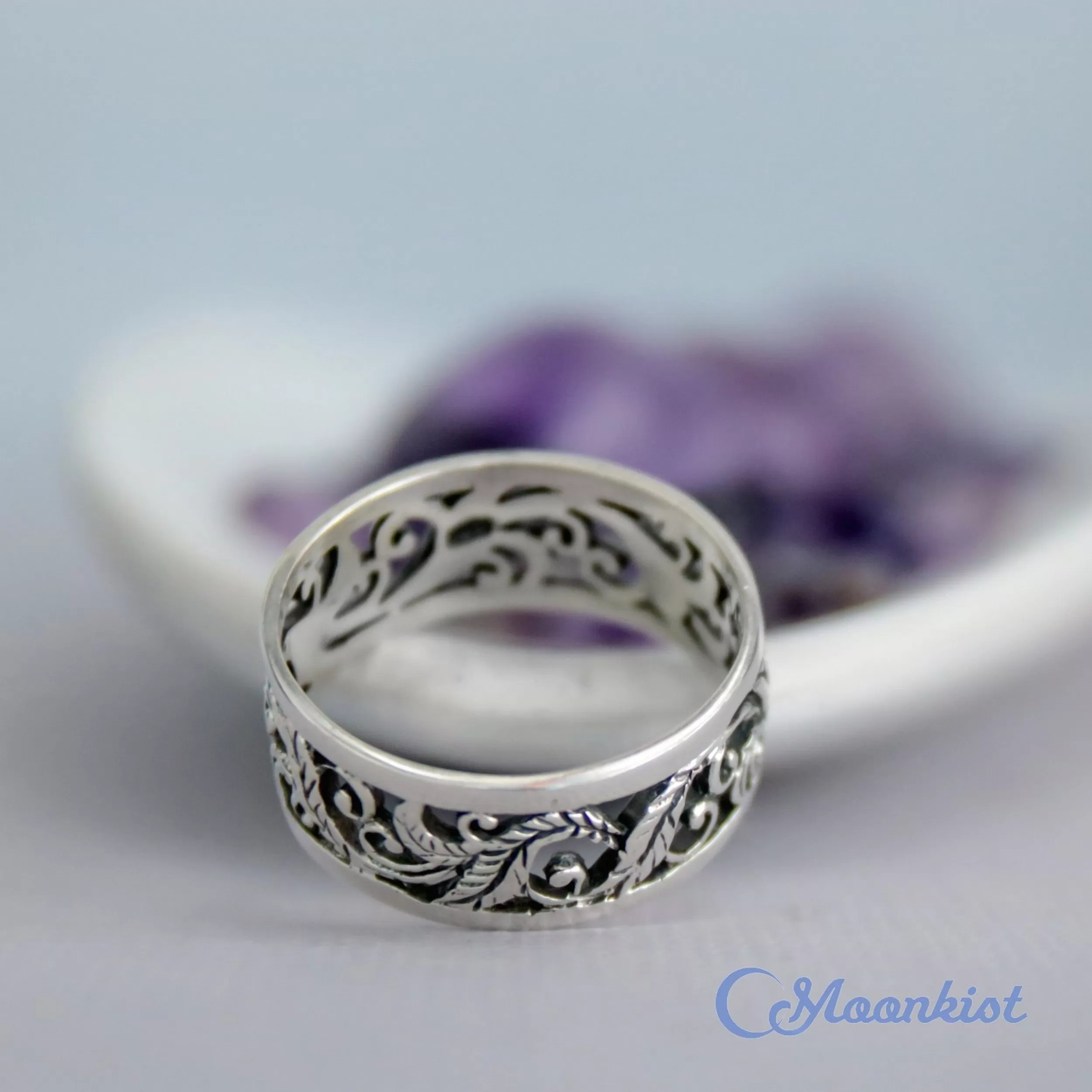 Nature Filigree Womens Band | Moonkist Designs