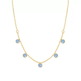 Nila LouLou Necklace - Blue