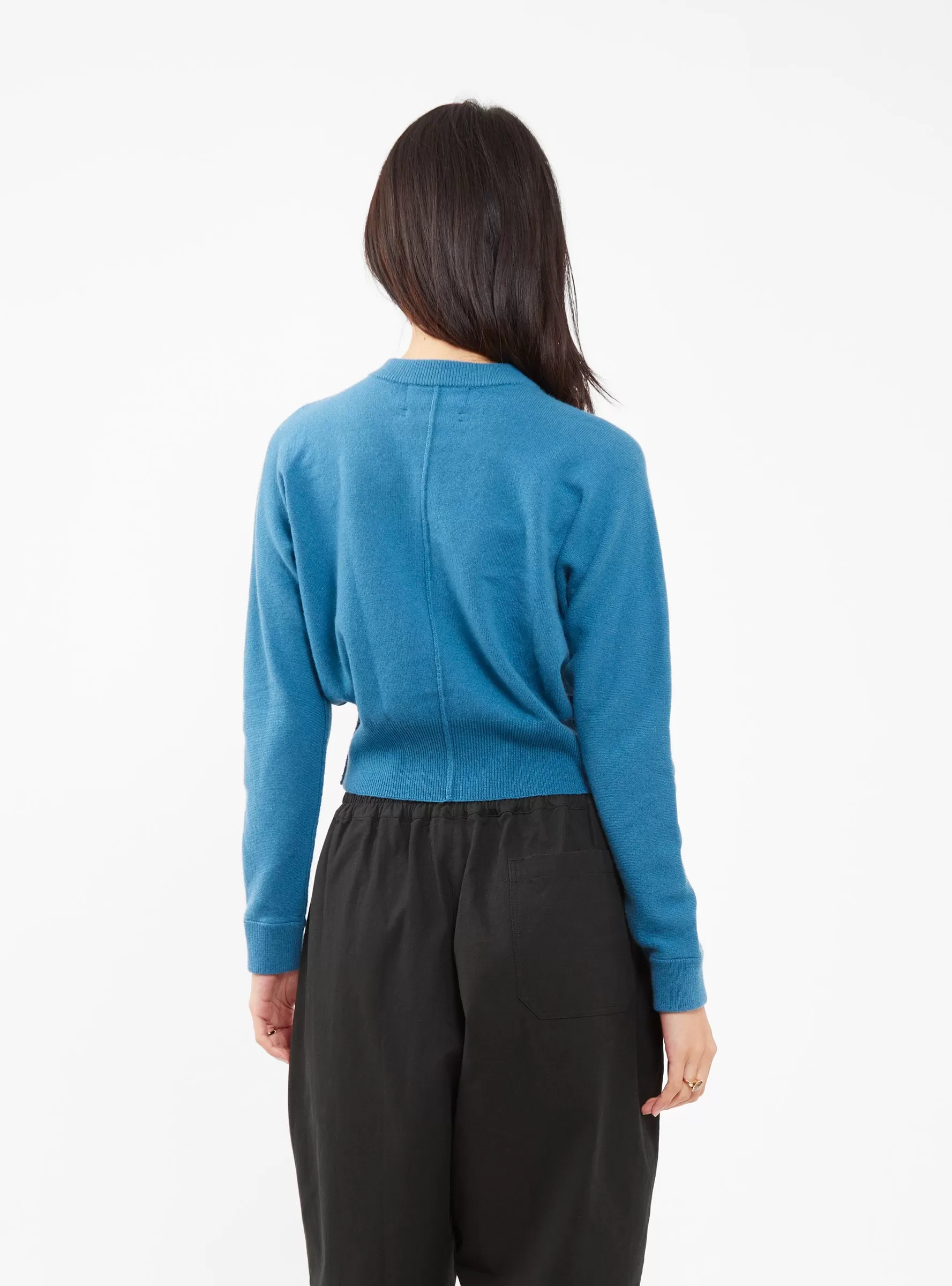 No.257 Blouson Cardigan Agua Blue