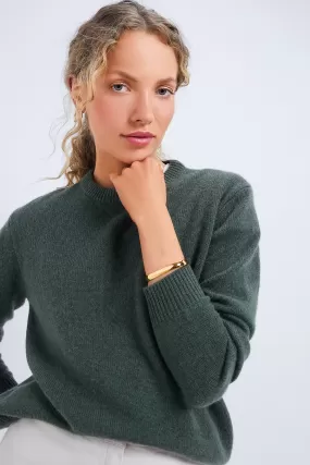 Olive Green Bodie Boyfriend Crewneck