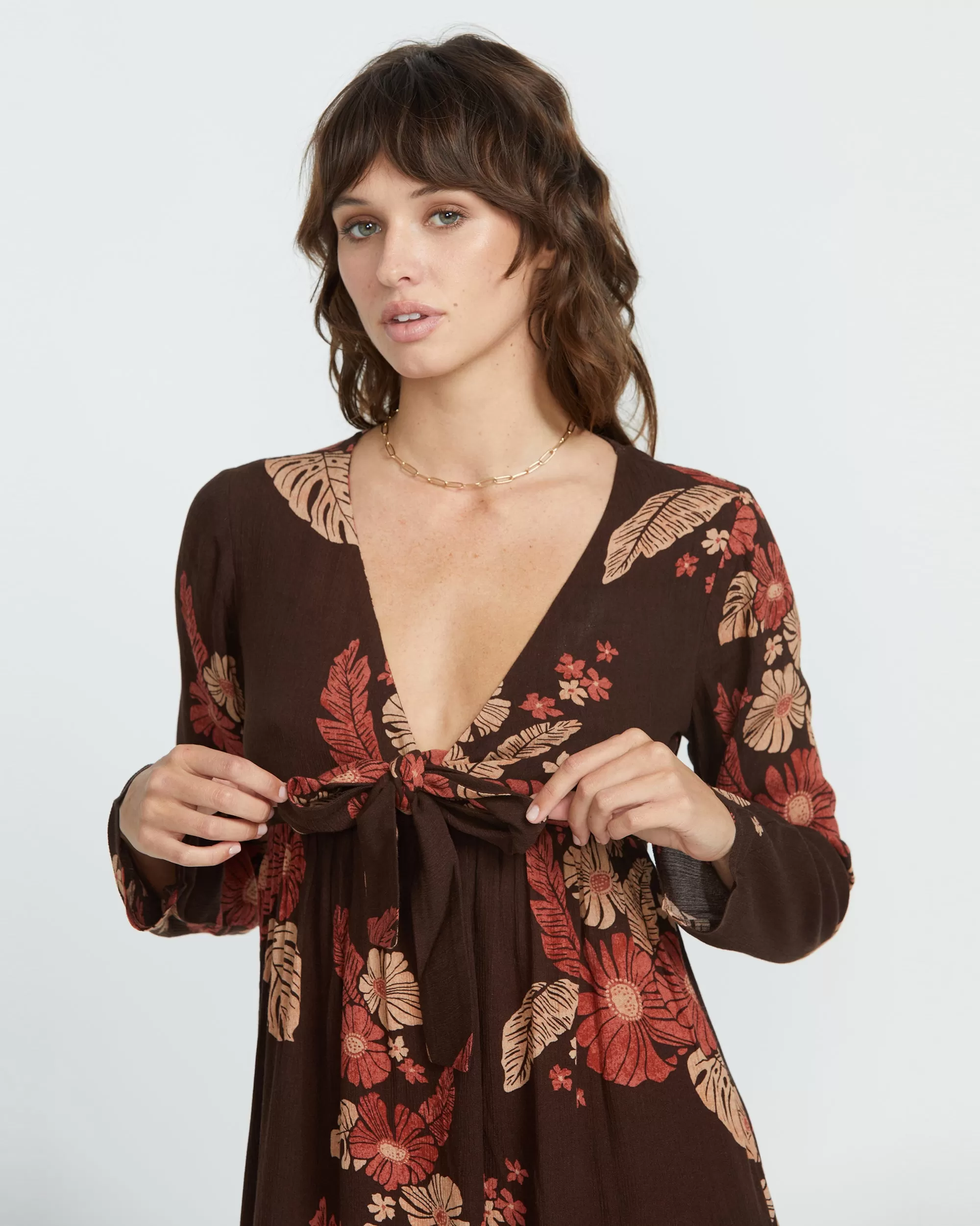 Over The Sea Dress - Dark Chocolate