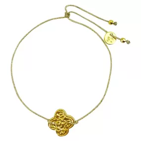 Oxalis Bracelet - Gold Plated Clover