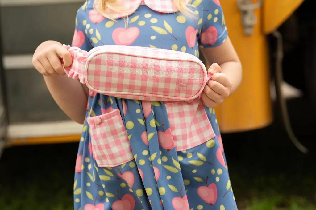 Pencil Case - Pink  Gingham