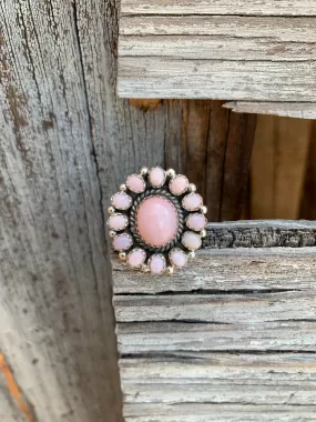 Pink Opal Adjustable ring