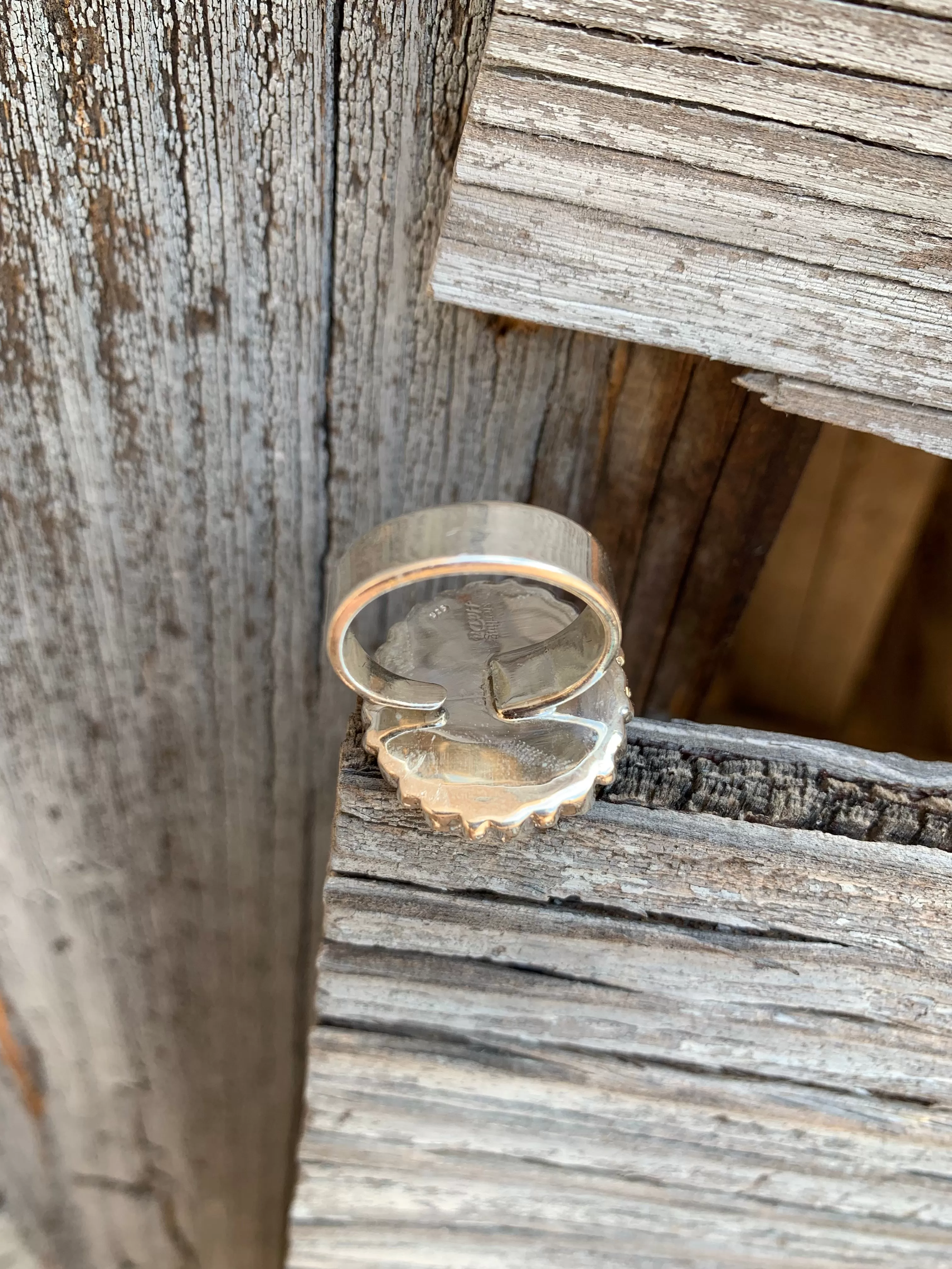 Pink Opal Adjustable ring