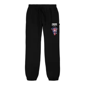 Plaid Fill Medusa Jogger