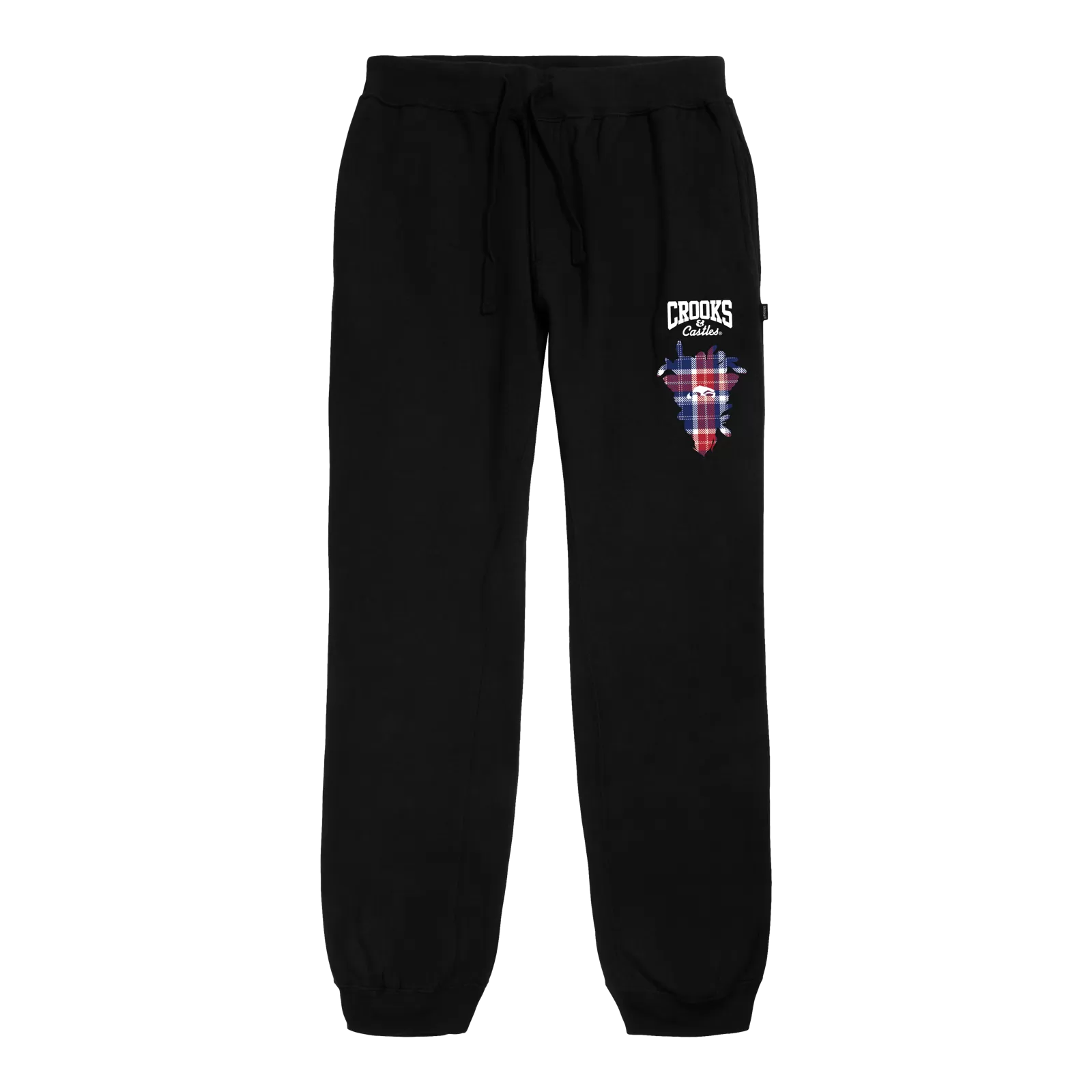 Plaid Fill Medusa Jogger