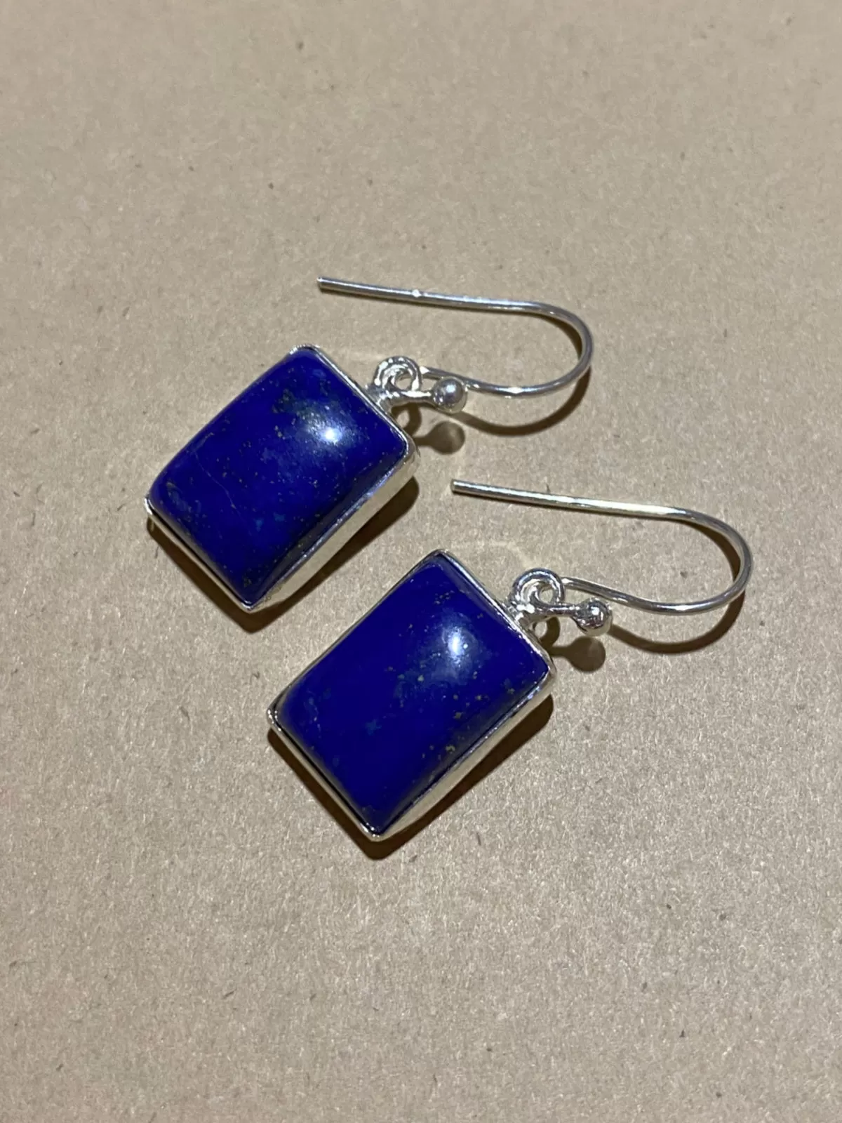 Polished Lapis Dangles