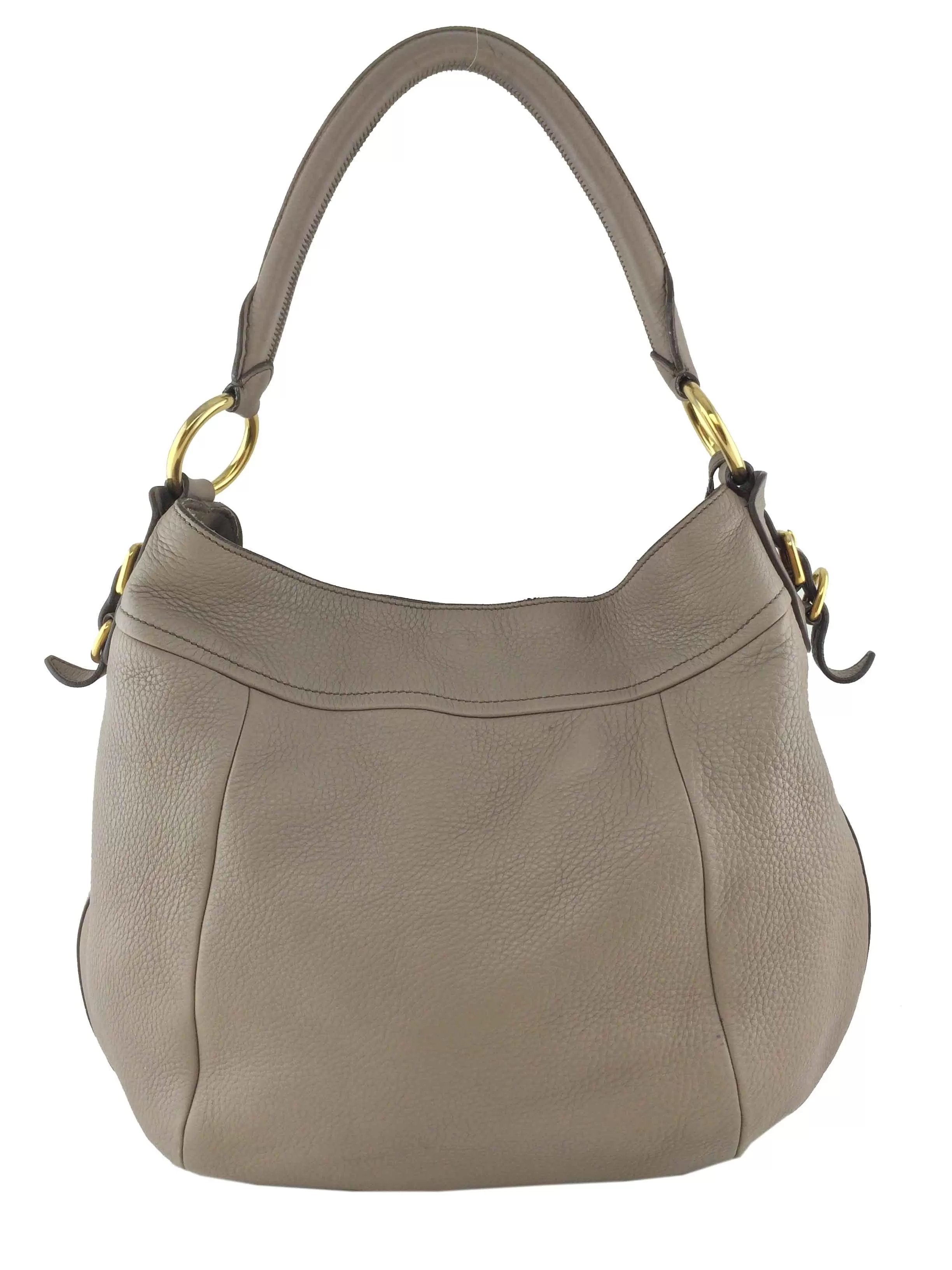 Prada Vitello Diano Leather Hobo Bag