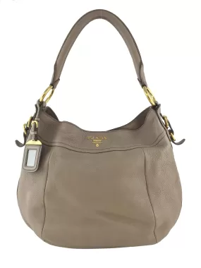 Prada Vitello Diano Leather Hobo Bag