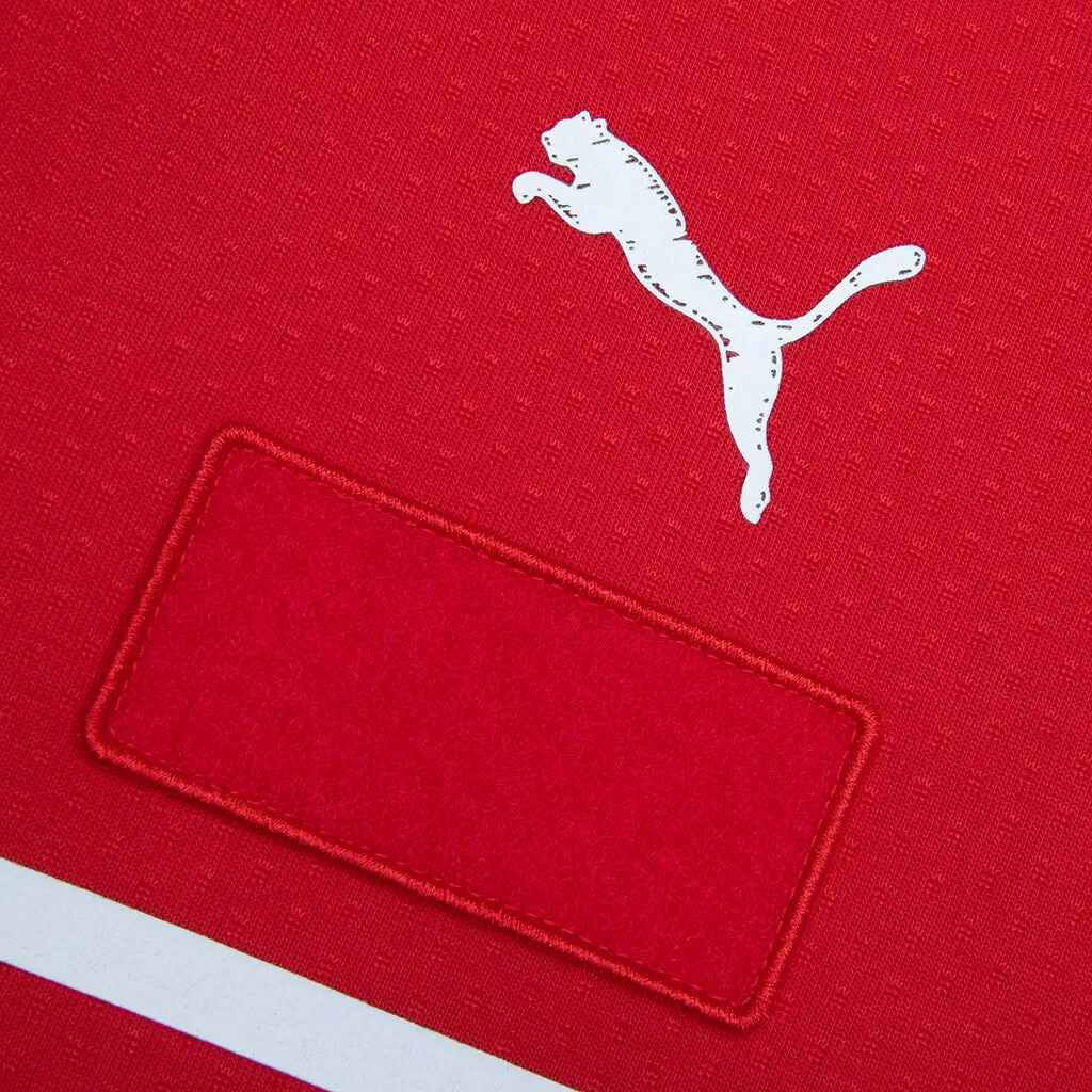 Puma x Joshua Vides Ferrari Mesh Crew - Rosso Corsa