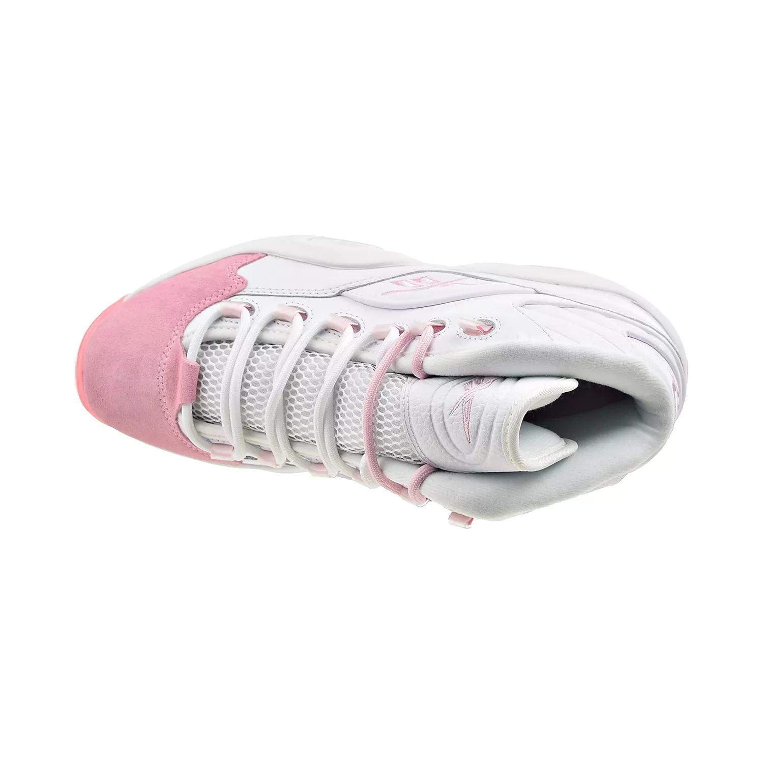 Reebok Question Mid Basketball Men's Shoes Footwear White-Pink Glow