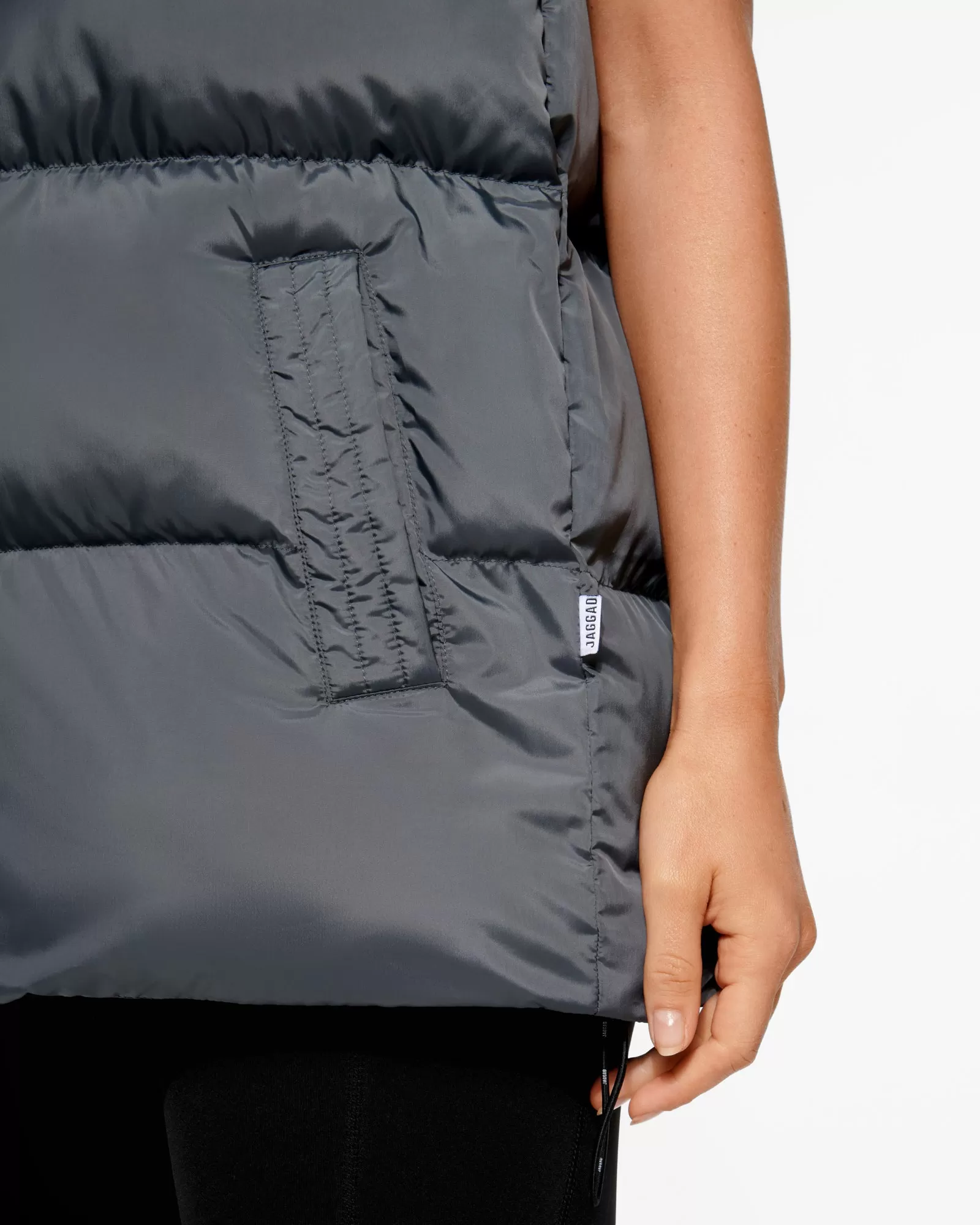 REFLECT PUFFER VEST STEEL