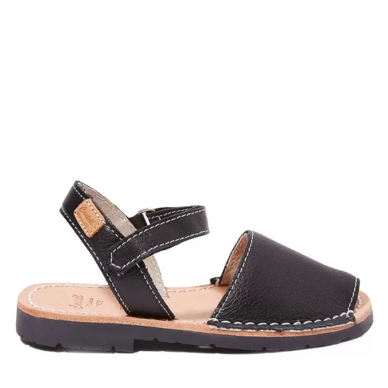 Renewed Leather Open Toe Menorcan Sandal For Unisex - Iker 1002