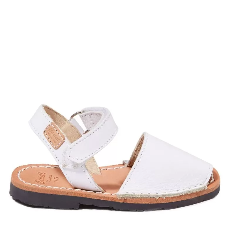 Renewed Leather Open Toe Menorcan Sandal For Unisex - Iker 1002