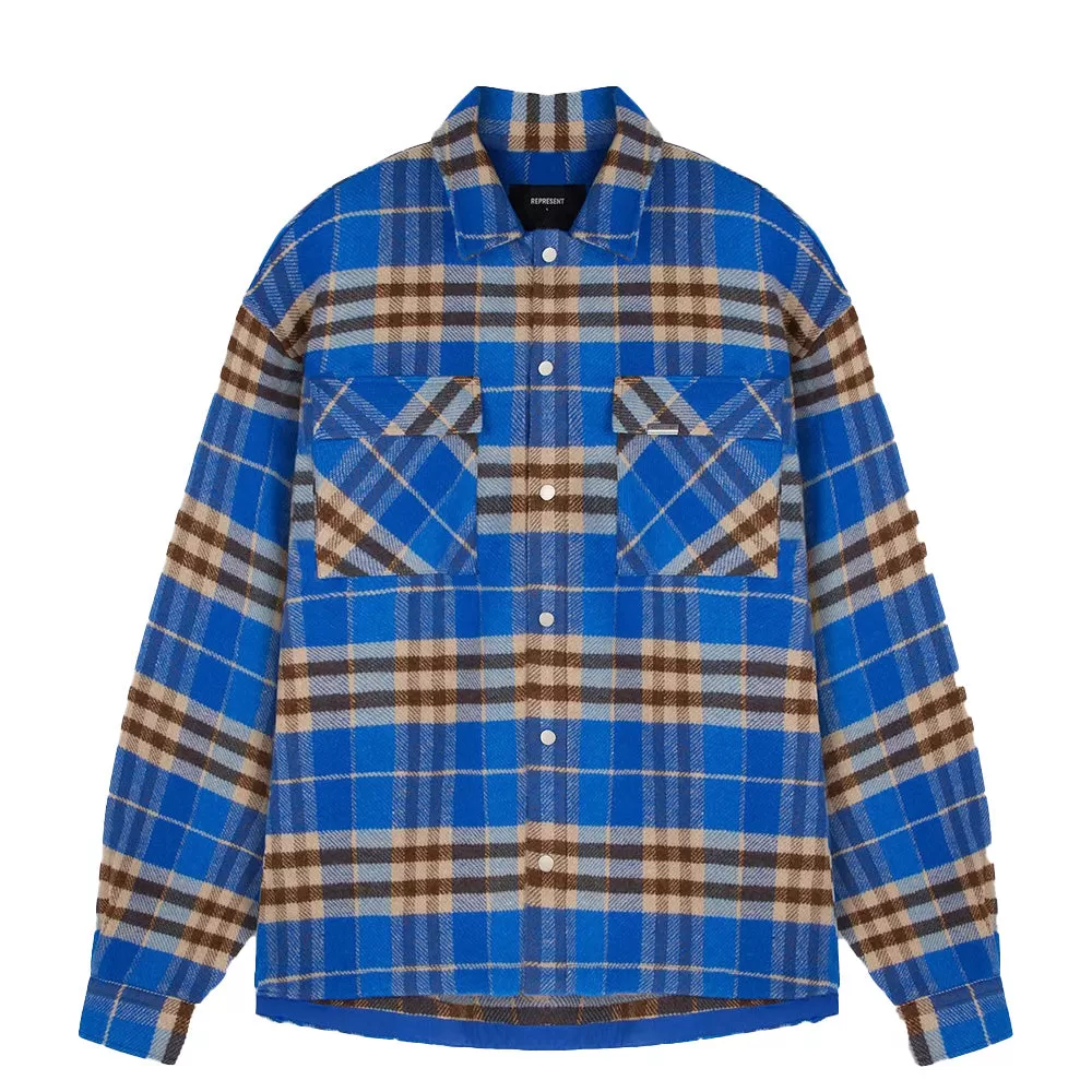 Represent Initial Print LS Flannel Shirt