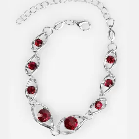 Rich is Rich Red Gem Bracelet