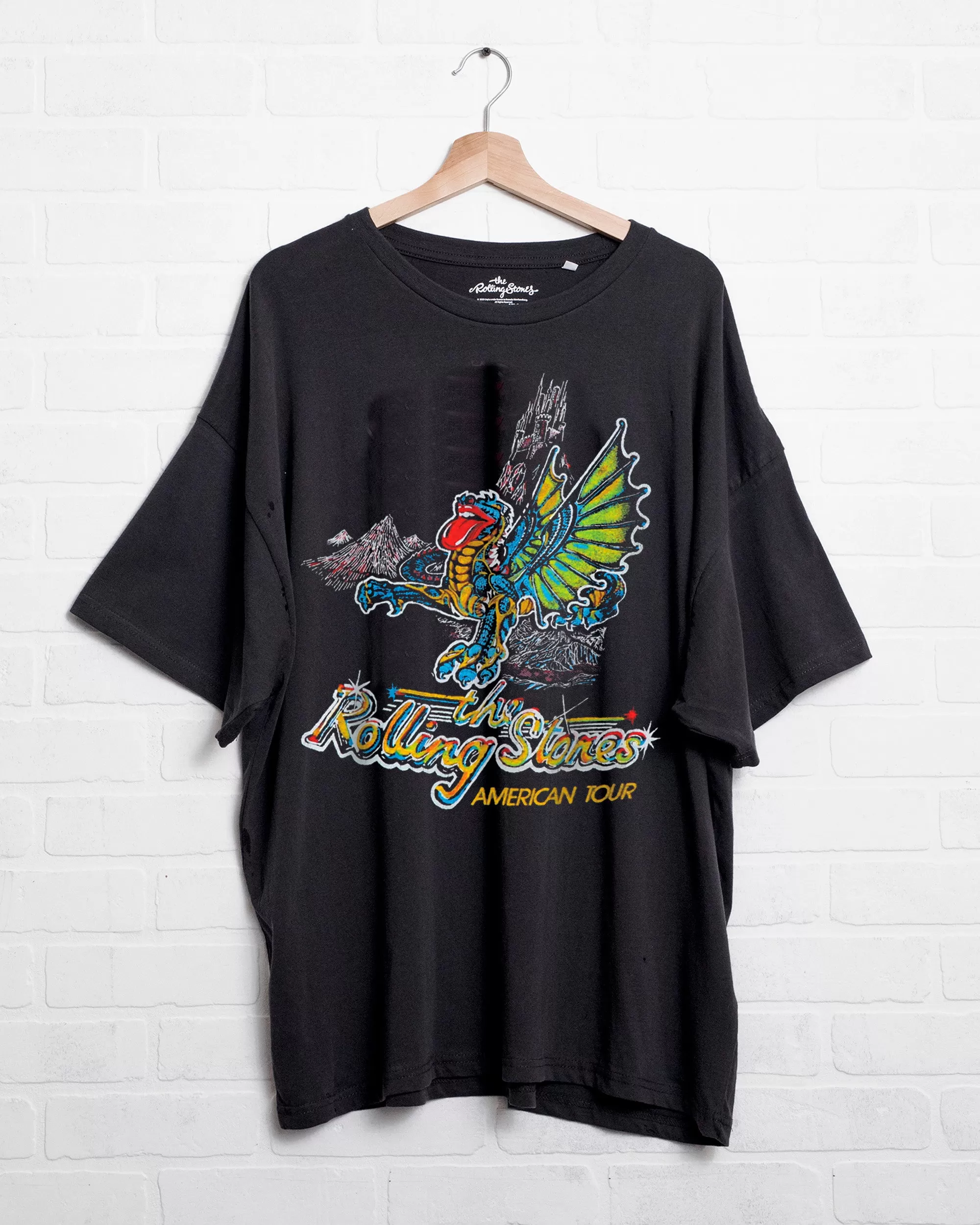 Rolling Stones American Dragon Tour Black One Size Tee