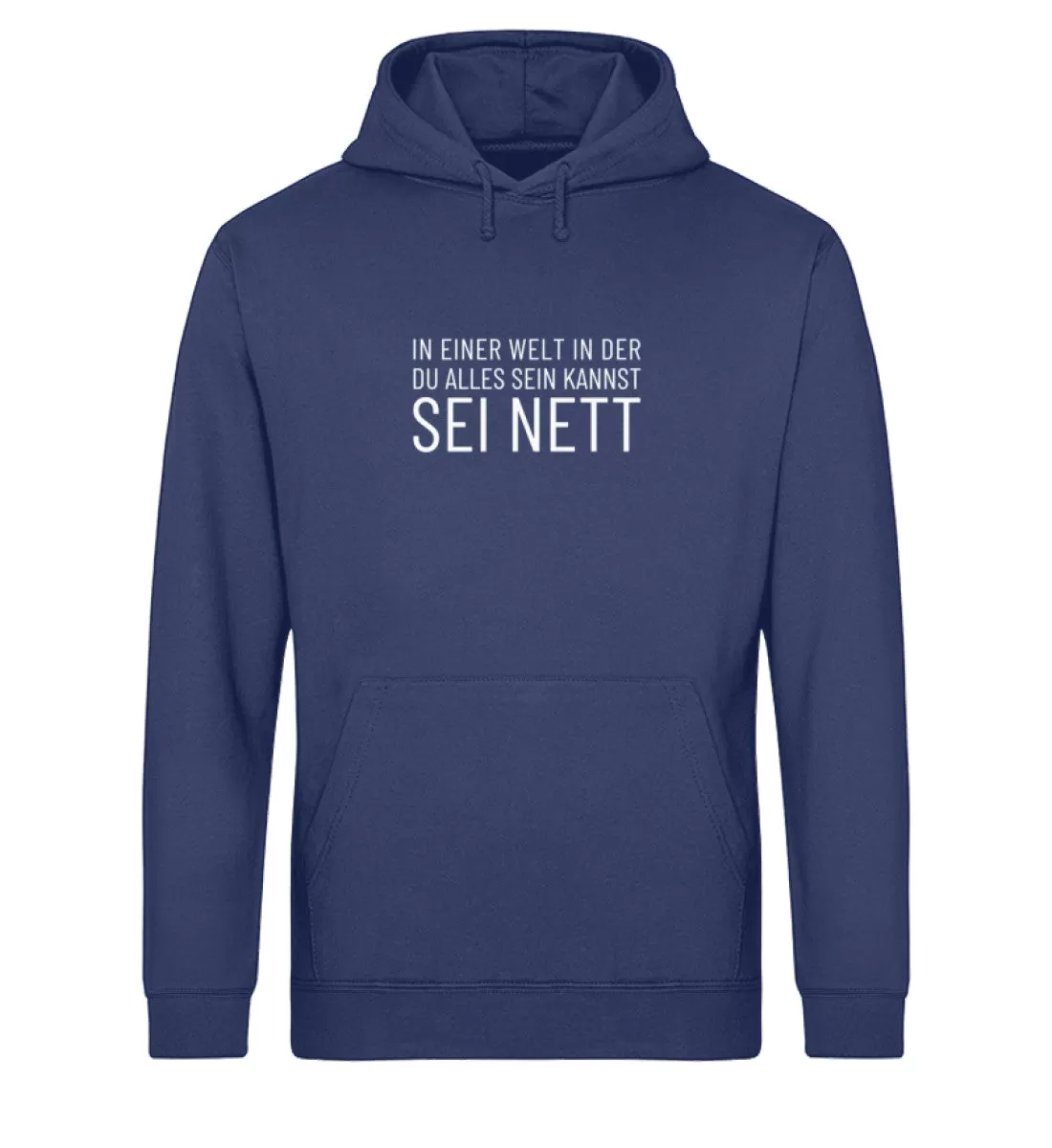 Sei nett Bio Hoodie Unisex