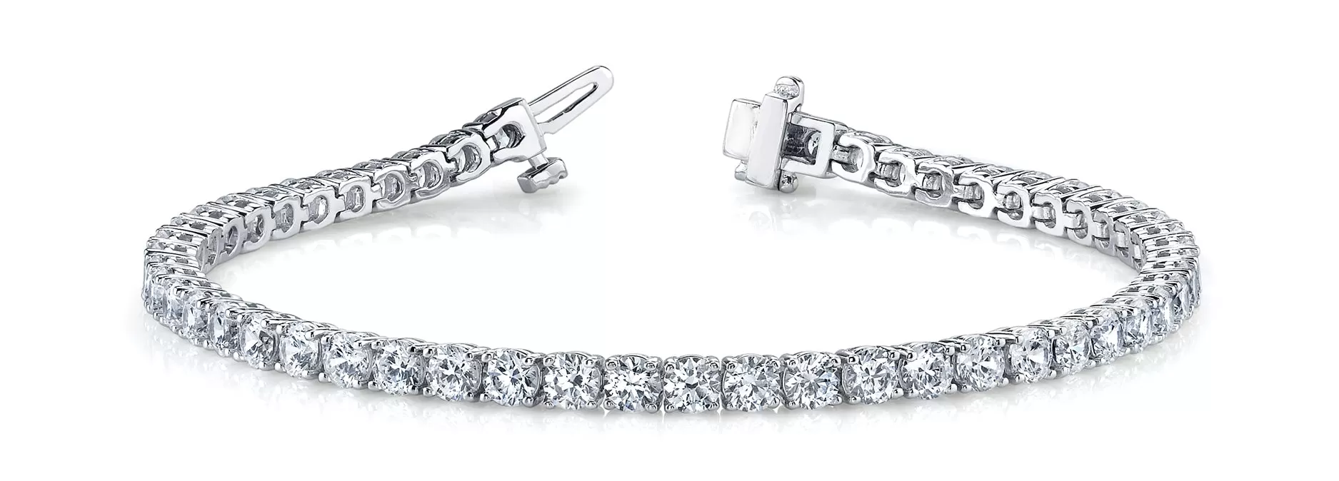 SERENA 8 Carat Diamond Tennis Bracelet in 14K/ 18K/ Platinum GIA Graded 15 pointer G Color SI1 Clarity By Mike Nekta