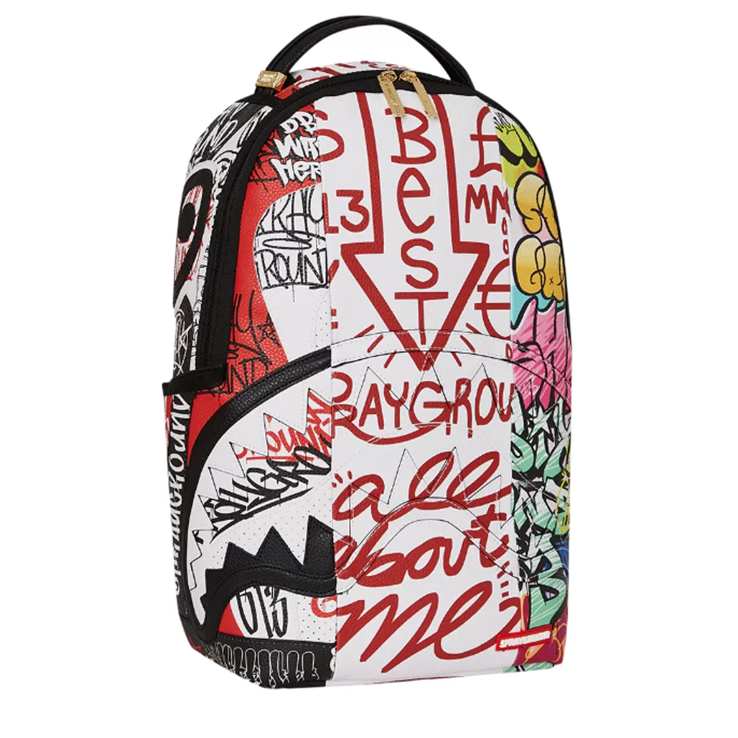 Sprayground Tri-Split Graffiti Backpack (DLXV)