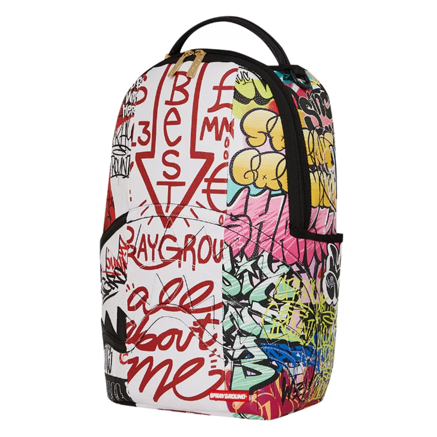 Sprayground Tri-Split Graffiti Backpack (DLXV)