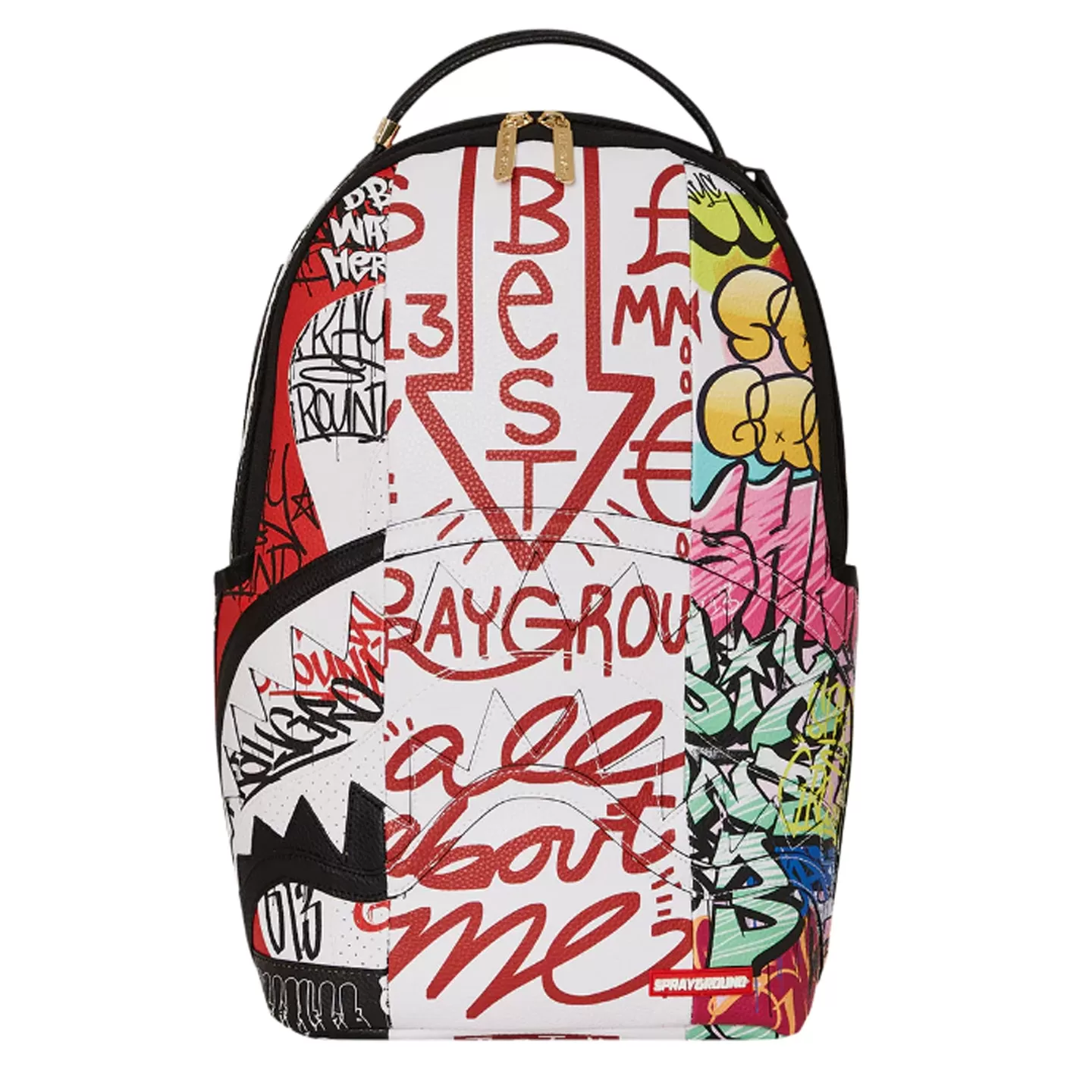 Sprayground Tri-Split Graffiti Backpack (DLXV)