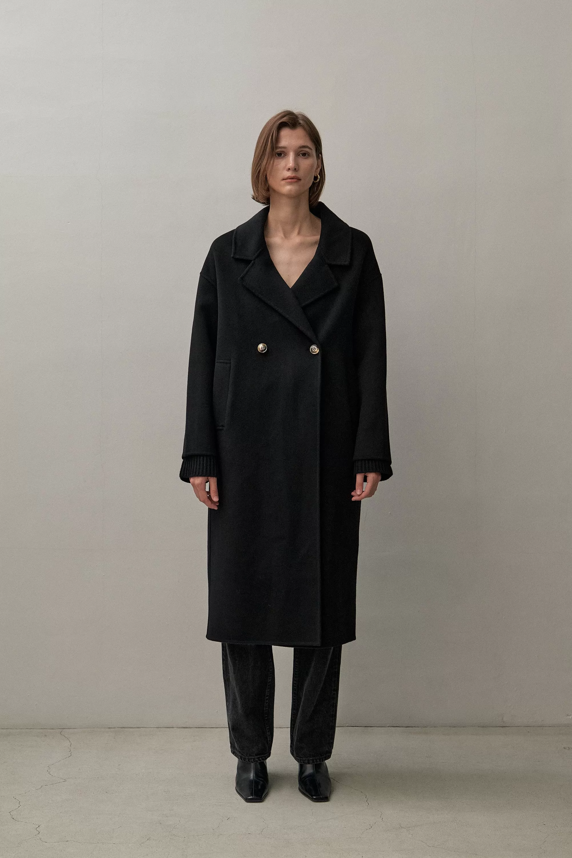 THE LONDON COAT - BLACK