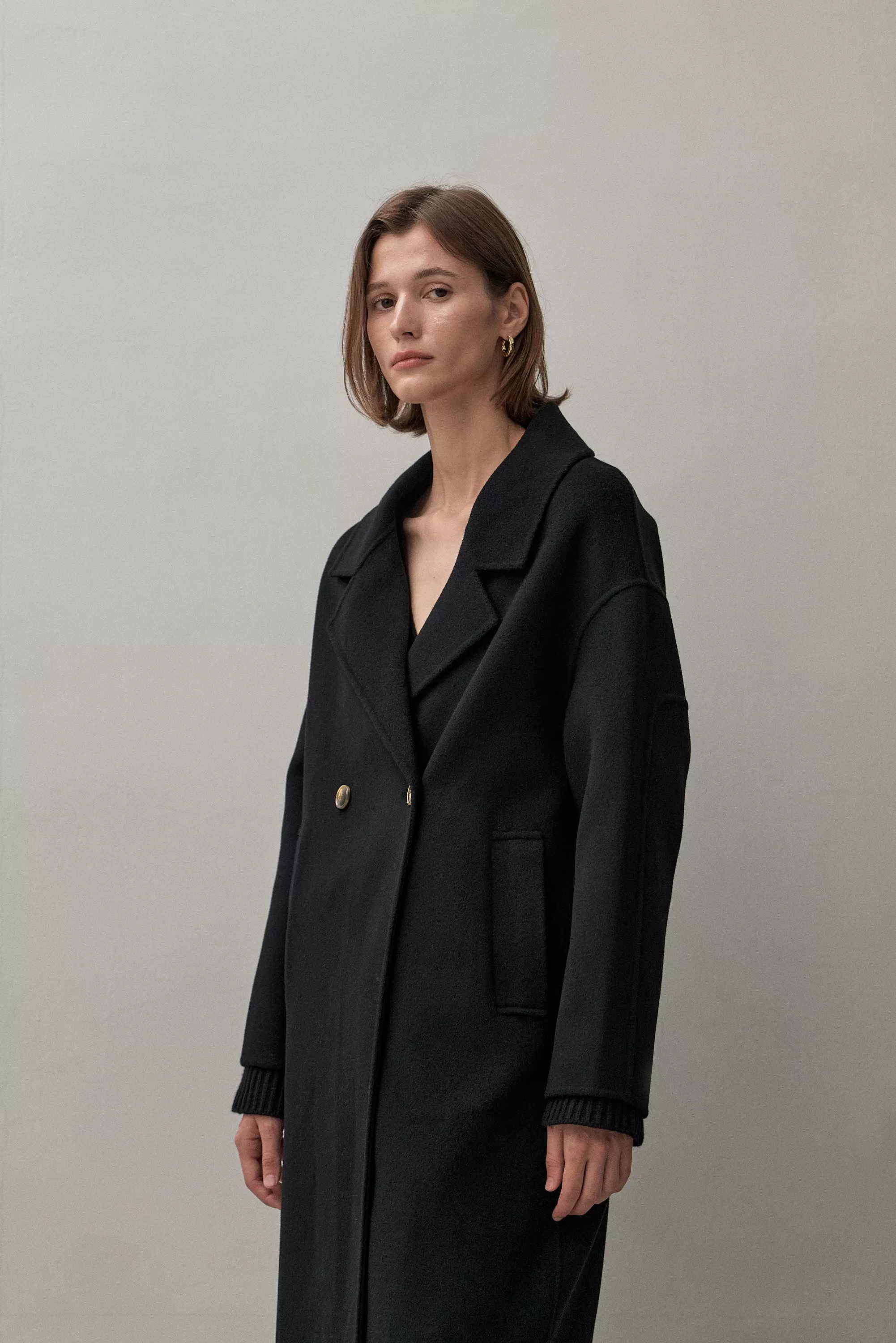 THE LONDON COAT - BLACK