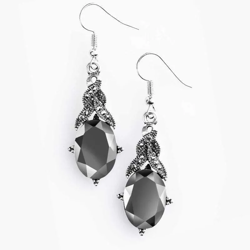 The Prize Winner Silver Gem Earrings