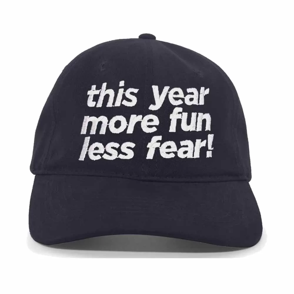 This Year More Fun Less Fear Twill Dad Hat